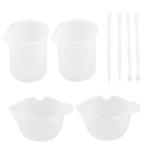 GARIOUANS 8 Stück Teiliges Silikon Dosierbecher mit Rührstäben Wiederverwendbare Pigment Mischbecher für Epoxidharz DIY Flexible Praktische Silikonbecher mit Rührfunktion Wiederverwendbar GARIOUANS 8 Stück Teiliges Silikon Dosierbecher mit Rührstäben Wiederverwendbare Pigment Mischbecher für Epoxidharz DIY Flexible Praktische Silikonbecher mit Rührfunktion Wiederverwendbar von GARIOUANS