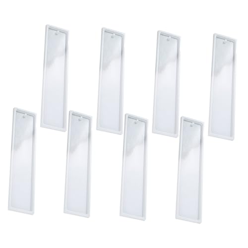 GARIOUANS 8 Stück Teiliges Silikon Lesezeichen Formen Langlebige DIY Gießform für Epoxidharz Praktische Rechteckige Silikonform für Schmuckband Kreative Bastelidee für Individuelles GARIOUANS 8 Stück Teiliges Silikon Lesezeichen Formen Langlebige DIY Gießform für Epoxidharz Praktische Rechteckige Silikonform für Schmuckband Kreative Bastelidee für Individuelles von GARIOUANS