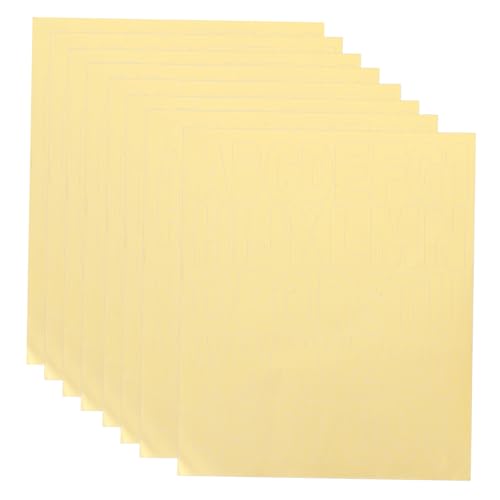 GARIOUANS 8 Stück Wetterfeste Vinyl Buchstaben Zahlen Aufkleber mit Schablonen für Außenbereich Briefkasten Tür Schilder Dekoration Einfache Installation für Zuhause Büro und Schule von GARIOUANS