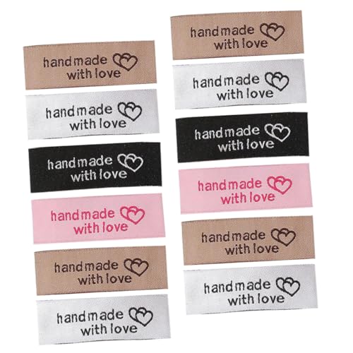 GARIOUANS 80 Stück Teiliges Handmade Kleidung Kragenlabels Bunte Stoffetiketten zum Annähen für DIY Kleidung Praktische Namensetiketten für Jeans Pullover Taschen und Handarbeiten GARIOUANS 80 Stück Teiliges Handmade Kleidung Kragenlabels Bunte Stoffetiketten zum Annähen für DIY Kleidung Praktische Namensetiketten für Jeans Pullover Taschen und Handarbeiten von GARIOUANS