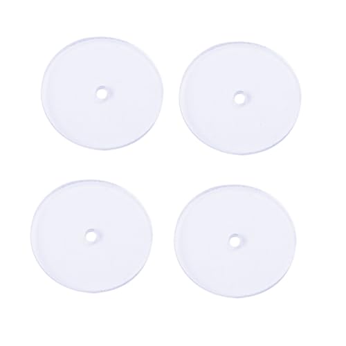 GARIOUANS 80 Stück Teiliges Transparente Ohrringrücken Scheiben Pads für Ohrstecker Stabilisierend und Schmerzfrei um Ohrhänger Sicher zu Fixieren Geeignet für DIY Ohrring Zubehör von GARIOUANS