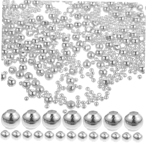 GARIOUANS 800Stücke DIY Metallperlen Große Lochperlen für Schmuckherstellung Abstandshalter Bastelzubehör für Armbänder und Projekte GARIOUANS 800Stücke DIY Metallperlen Große Lochperlen für Schmuckherstellung Abstandshalter Bastelzubehör für Armbänder und Projekte von GARIOUANS