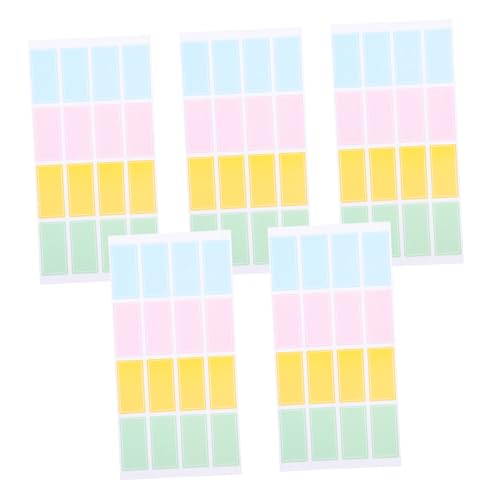 GARIOUANS 80Stücke Bunte Namensschilder Selbstklebende Etiketten für Zuhause und Büro Langlebige Aufkleber Klassifizieren und Beschriften von Gegenständen GARIOUANS 80Stücke Bunte Namensschilder Selbstklebende Etiketten für Zuhause und Büro Langlebige Aufkleber Klassifizieren und Beschriften von Gegenständen von GARIOUANS