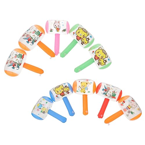 GARIOUANS 8Stücke Aufblasbarer Hammer mit Glocke Cartoon Spielzeughammer für Geburtstagsfeiern Pool und Strandpartys Leicht und Sicher für Erwachsene GARIOUANS 8Stücke Aufblasbarer Hammer mit Glocke Cartoon Spielzeughammer für Geburtstagsfeiern Pool und Strandpartys Leicht und Sicher für Erwachsene von GARIOUANS
