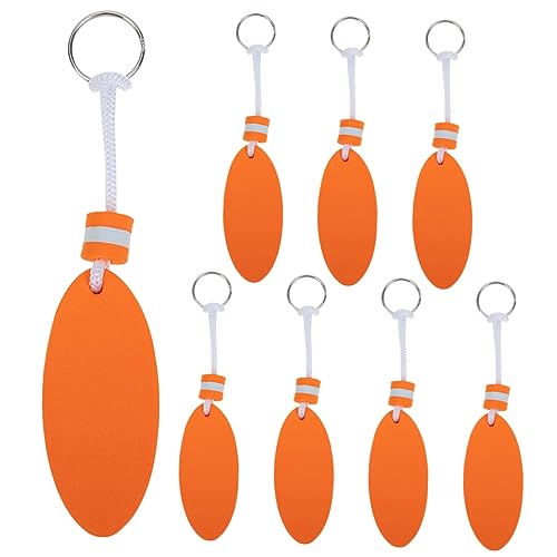 GARIOUANS 8stücke Teiliges Schwimmender Schlüsselanhänger Ovaler Eva Schlüsselring Für Wassersport Bootfahren Angeln Surfen Leicht Und Auffällig Für Outdoor-aktivitäten GARIOUANS 8stücke Teiliges Schwimmender Schlüsselanhänger Ovaler Eva Schlüsselring Für Wassersport Bootfahren Angeln Surfen Leicht Und Auffällig Für Outdoor-aktivitäten von GARIOUANS