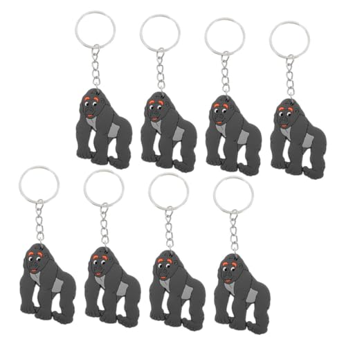 GARIOUANS 8Stücke Gorilla Schlüsselanhänger Charms für Themen Geburtstagsfeiern Vielseitige Anhänger für Taschen und Schlüssel Leicht und Tragbar Gastgeschenk GARIOUANS 8Stücke Gorilla Schlüsselanhänger Charms für Themen Geburtstagsfeiern Vielseitige Anhänger für Taschen und Schlüssel Leicht und Tragbar Gastgeschenk von GARIOUANS