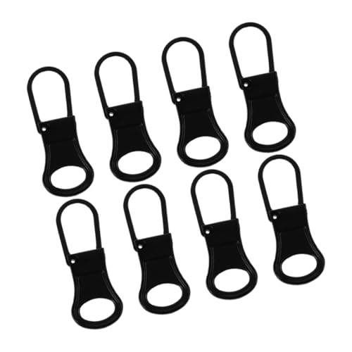 GARIOUANS 8Stücke Reißverschlusslaschen Abnehmbare Metall Reißverschlussköpfe Langlebige Zipper für Jacken Mäntel Taschen für DIY Kleidungsprojekte von GARIOUANS