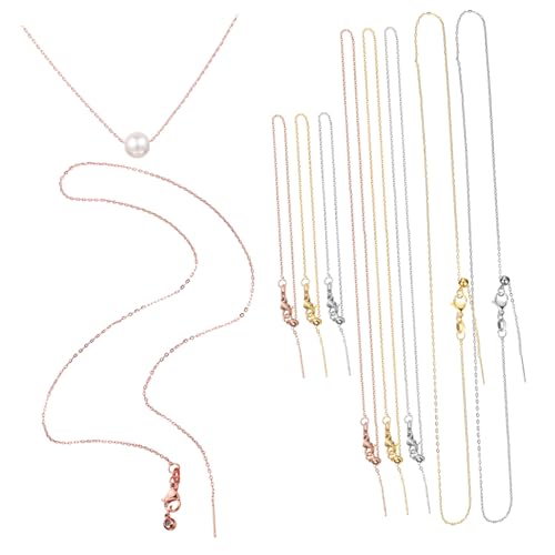 GARIOUANS 9 Stk. Teiliges Kupferketten Schmuckherstellung Vielseitige Halsketten und Armbänder Langlebige Goldfarbene Beschichtung für DIY Schmuck und Modeakzente GARIOUANS 9 Stk. Teiliges Kupferketten Schmuckherstellung Vielseitige Halsketten und Armbänder Langlebige Goldfarbene Beschichtung für DIY Schmuck und Modeakzente von GARIOUANS