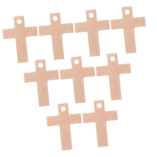 GARIOUANS 9 Stück Teiliges Holzkreuz Schlüsselanhänger Anhänger Buchenholz Natürliche DIY Charms Robustes Material Vielseitig als Taschenanhänger Raumdeko und für Damen und Herren GARIOUANS 9 Stück Teiliges Holzkreuz Schlüsselanhänger Anhänger Buchenholz Natürliche DIY Charms Robustes Material Vielseitig als Taschenanhänger Raumdeko und für Damen und Herren von GARIOUANS