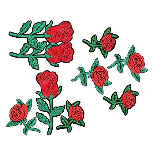 GARIOUANS 9 Stück Teiliges Rosenblumen Patch aus Strapazierfähigem zum Aufnähen und Aufbügeln Kreative Applikationen für Kleidung Taschen Hüte und DIY nähprojekte GARIOUANS 9 Stück Teiliges Rosenblumen Patch aus Strapazierfähigem zum Aufnähen und Aufbügeln Kreative Applikationen für Kleidung Taschen Hüte und DIY nähprojekte von GARIOUANS