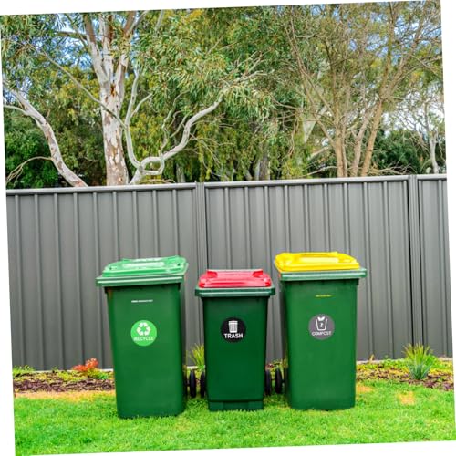 GARIOUANS 9 Stück Wasserdichte Mülltonnen Aufkleber PVC Mülltrennung Etiketten für Abfall Recycling mit Grün Schwarz Praktische Klebeetiketten zur Einfachen Müllsortierung GARIOUANS 9 Stück Wasserdichte Mülltonnen Aufkleber PVC Mülltrennung Etiketten für Abfall Recycling mit Grün Schwarz Praktische Klebeetiketten zur Einfachen Müllsortierung von GARIOUANS