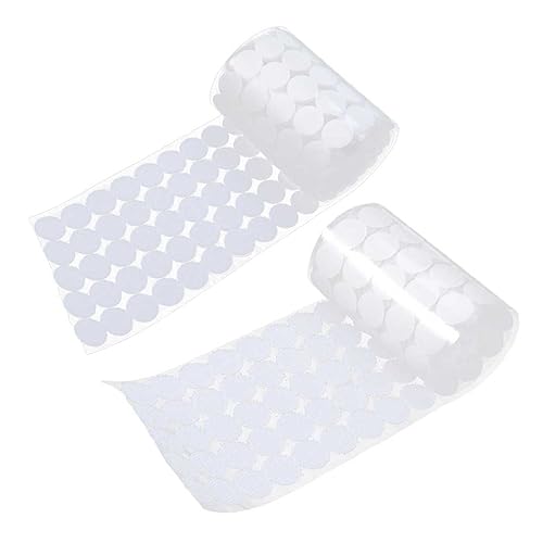 GARIOUANS 900Stücke Selbstklebende Runde Klett Pads Weiß Hochwertiges Wasserdichtes Klebeband für DIY Projekte Einfach Abziehbar und Platzsparend GARIOUANS 900Stücke Selbstklebende Runde Klett Pads Weiß Hochwertiges Wasserdichtes Klebeband für DIY Projekte Einfach Abziehbar und Platzsparend von GARIOUANS
