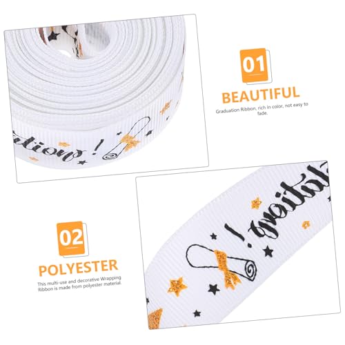 GARIOUANS Abschlussdekoband Polyester Geschenkband DIY Schleifenband für Bastelprojekte Haaraccessoires Farbige Satinband für Geschenkverpackung und Partydeko GARIOUANS Abschlussdekoband Polyester Geschenkband DIY Schleifenband für Bastelprojekte Haaraccessoires Farbige Satinband für Geschenkverpackung und Partydeko von GARIOUANS