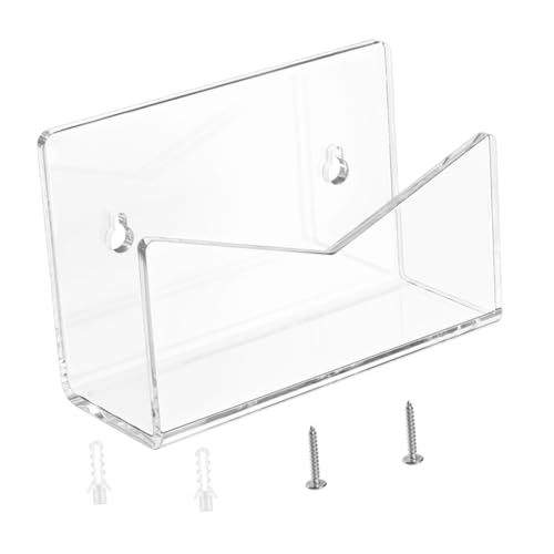 GARIOUANS Acryl Brief Organizer Transparenter Schreibtisch Briefsortierer für Büro und Zuhause Briefablage mit Großer Kapazität für Post Zeitschriften und Bücher von GARIOUANS