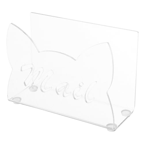 GARIOUANS Acryl Briefhalter Katzenform Multifunktionaler Schreibtisch Organizer Transparent Briefablage Für Postkarten Dokumente Und Rechnungen Kompakter Mail Organizer Für Büro Zuhause GARIOUANS Acryl Briefhalter Katzenform Multifunktionaler Schreibtisch Organizer Transparent Briefablage Für Postkarten Dokumente Und Rechnungen Kompakter Mail Organizer Für Büro Zuhause von GARIOUANS