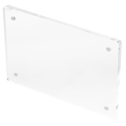 GARIOUANS Acryl Displayrahmen Transparent Doppelseitig Magnetisch für Geschäftsanzeigen Tischkarten und Fotos Design für Zuhause und Büro Vielseitige Verwendung GARIOUANS Acryl Displayrahmen Transparent Doppelseitig Magnetisch für Geschäftsanzeigen Tischkarten und Fotos Design für Zuhause und Büro Vielseitige Verwendung von GARIOUANS