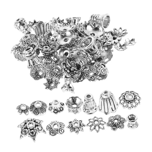 GARIOUANS Antike Perlenkappen aus Legierung Spacer Beads Caps für DIY Schmuckherstellung Charm Spacer für Armbänder und Halsketten Zubehör Kreative Bastelmaterialien GARIOUANS Antike Perlenkappen aus Legierung Spacer Beads Caps für DIY Schmuckherstellung Charm Spacer für Armbänder und Halsketten Zubehör Kreative Bastelmaterialien von GARIOUANS