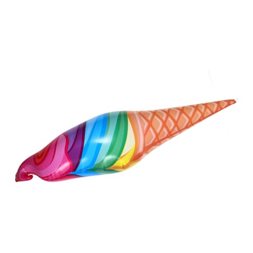 GARIOUANS Aufblasbare Eiscreme Deko PVC Party Ballon Langlebig Spielerisch Fotorequisite für Geburtstag Hochzeit Feier GARIOUANS Aufblasbare Eiscreme Deko PVC Party Ballon Langlebig Spielerisch Fotorequisite für Geburtstag Hochzeit Feier von GARIOUANS