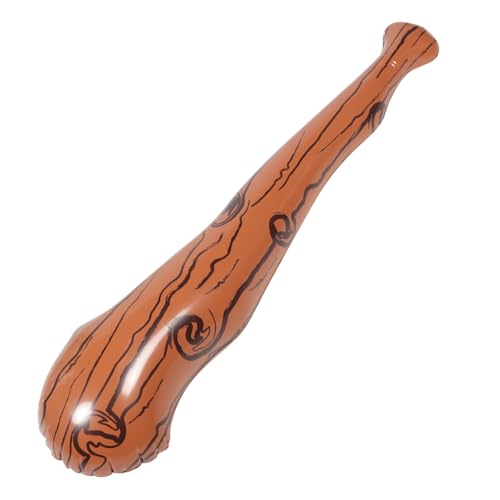 GARIOUANS Aufblasbarer Baseballschläger PVC Holzmaserung Sports Party Favor Stick für Geburtstagsfeiern Jubeln Dekorationen Zubehör von GARIOUANS