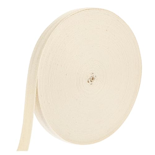 GARIOUANS Baumwoll Twill Webband Breit Dekoratives Gurtband für Bekleidung Handtaschen DIY Nähzubehör Elegantes Farbiges Textilband mit Feiner Struktur von GARIOUANS