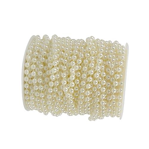 GARIOUANS Beige Abs Perlenkette für Hochzeitsdeko Bastelaccessoires Schmuck Schnur Langlebig und Vielseitig Einsetzbar für Kreative Projekte und Feste GARIOUANS Beige Abs Perlenkette für Hochzeitsdeko Bastelaccessoires Schmuck Schnur Langlebig und Vielseitig Einsetzbar für Kreative Projekte und Feste von GARIOUANS