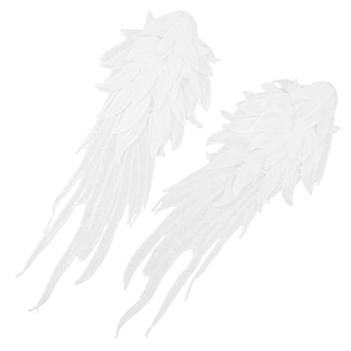 GARIOUANS Bestickte Engelsflügel Spitzenapplikation DIY Bügelbild Patches für Kleidung Vielseitige Reparatur und Dekorationslösung Elegantes Design für Alltag und Festtage GARIOUANS Bestickte Engelsflügel Spitzenapplikation DIY Bügelbild Patches für Kleidung Vielseitige Reparatur und Dekorationslösung Elegantes Design für Alltag und Festtage von GARIOUANS
