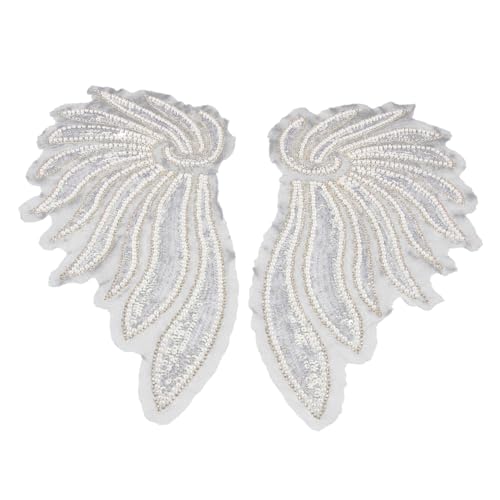 GARIOUANS Bestickte Flügel Applikation zum Aufnähen Stickerei Patches für Kleidung Vielseitige DIY Flügel Patches für Jacken Kleider Hüte Langlebige Textilverzierung Modische Nähaccessoires GARIOUANS Bestickte Flügel Applikation zum Aufnähen Stickerei Patches für Kleidung Vielseitige DIY Flügel Patches für Jacken Kleider Hüte Langlebige Textilverzierung Modische Nähaccessoires von GARIOUANS