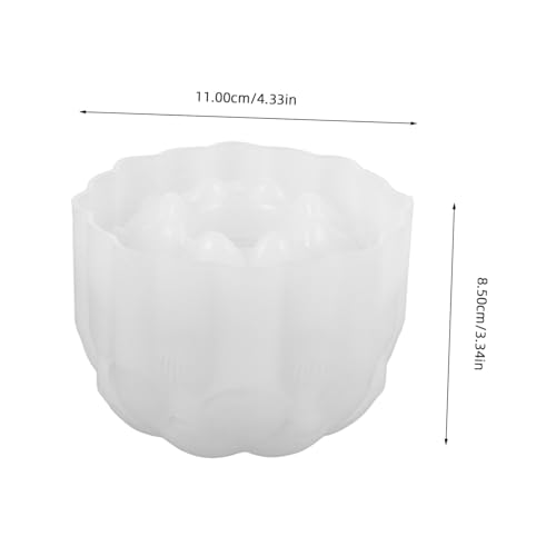 GARIOUANS Blumen kerzenhalter Silikonform Langlebig Wiederverwendbar DIY Epoxidharz Gießform mit Einzigartiger Lotusblüte Form für Kerzenhalter Dekoration mit Glitzer und Trockenblumen von GARIOUANS