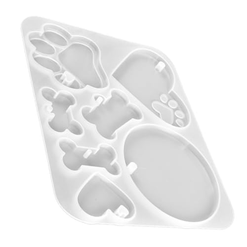 GARIOUANS Bone Shape Silikonform für Epoxidharz Gießform DIY Haustier Anhänger Bastelset Langlebig Praktisch für Kreative Hundeanhänger Herstellung von GARIOUANS
