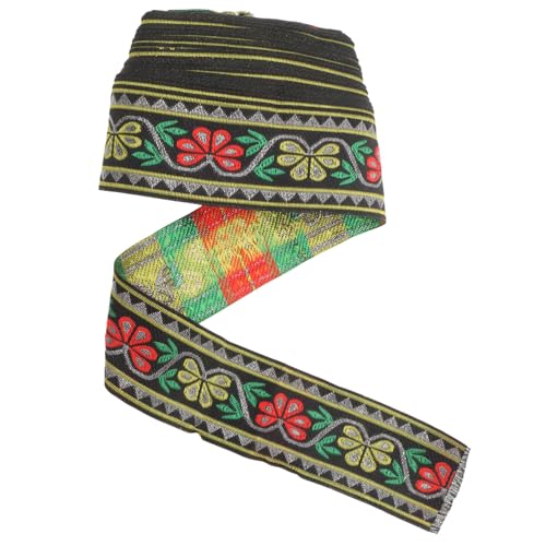 GARIOUANS Breites Ethno Jacquardband Polyester Weiches Langlebiges DIY Zierband für Kleidung Taschen und Heimdeko Vielseitig Zuschneidbar für Kreative Bastelprojekte GARIOUANS Breites Ethno Jacquardband Polyester Weiches Langlebiges DIY Zierband für Kleidung Taschen und Heimdeko Vielseitig Zuschneidbar für Kreative Bastelprojekte von GARIOUANS