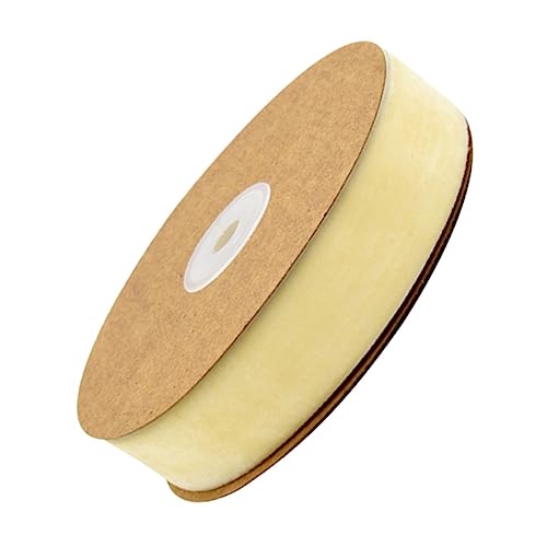 GARIOUANS Breites nicht Elastisches Beflocktes Samtband Beige Vielseitiges DIY Bastelband für Geschenkverpackungen Kleidung Haaraccessoires und Dekorationen zu Hochzeit und Feierlichkeiten GARIOUANS Breites nicht Elastisches Beflocktes Samtband Beige Vielseitiges DIY Bastelband für Geschenkverpackungen Kleidung Haaraccessoires und Dekorationen zu Hochzeit und Feierlichkeiten von GARIOUANS