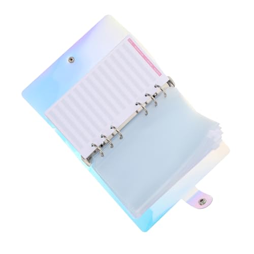 GARIOUANS Budgetplaner Holographischer Ringordner Notizbuch Organizer für Bargeld und Kartenmanagement Praktisch Langlebig für Alltag und Büro GARIOUANS Budgetplaner Holographischer Ringordner Notizbuch Organizer für Bargeld und Kartenmanagement Praktisch Langlebig für Alltag und Büro von GARIOUANS