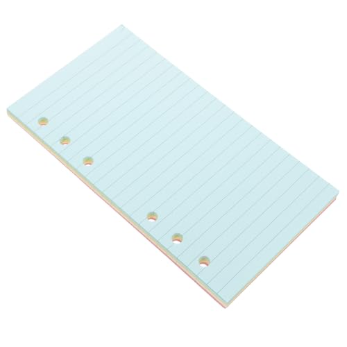 GARIOUANS Bunte Nachfüllpapier Liniert für Notizbuch Ringbuch Tagesplanung und Kreative Projekte Geeignet für Täglichen Gebrauch von GARIOUANS