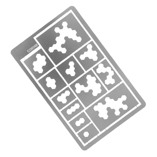 GARIOUANS Camouflage Sprühschablone Vorlage für Airbrush Wiederverwendbar Leichtes Malwerkzeug für DIY Dekoration Modellbemalung Wand Textilgestaltung Präzise Muster Vielseitig Einsetzbar von GARIOUANS