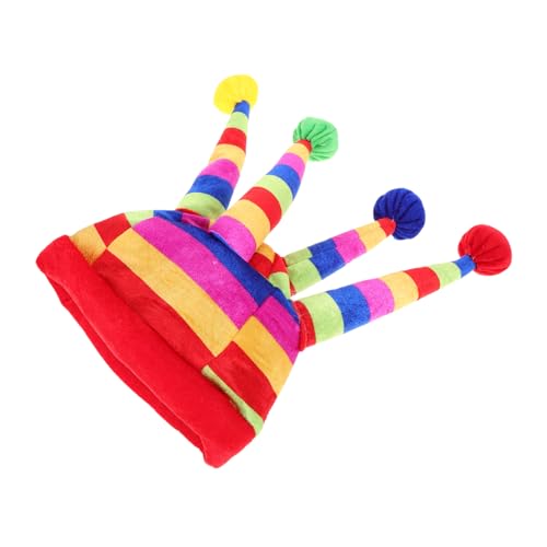 GARIOUANS Clown Hut für Karneval Halloween Lustige Maske für Kostüm Cosplay und Partys Vielseitige Kopfbedeckung für Besondere Anlässe Einzigartiges Design für Kreative Ausdrucksweise GARIOUANS Clown Hut für Karneval Halloween Lustige Maske für Kostüm Cosplay und Partys Vielseitige Kopfbedeckung für Besondere Anlässe Einzigartiges Design für Kreative Ausdrucksweise von GARIOUANS