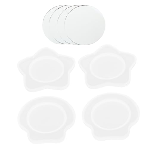 GARIOUANS DIY Silikonform Teilig Kreative Unregelmäßige Kristallspiegel Gießform für Epoxidharz Schmuck Selber Machen Handwerk Flexibel Ungiftig von GARIOUANS