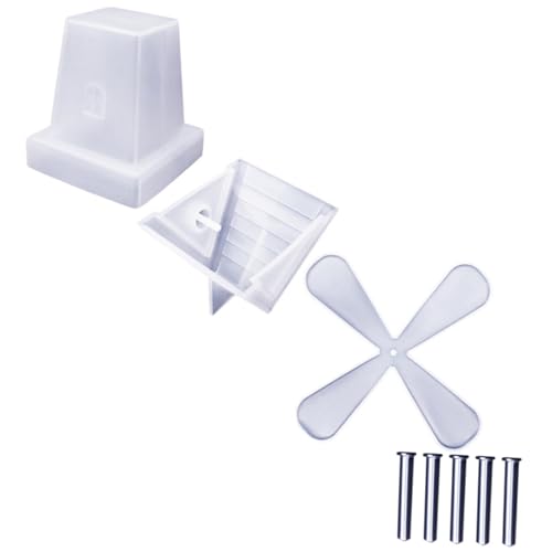 GARIOUANS DIY Silikonform Windmühle Rotierend Flexibel Non Stick Gießform für Bastelprojekte Geschenke Geeignet Weihnachten Geburtstag Party von GARIOUANS