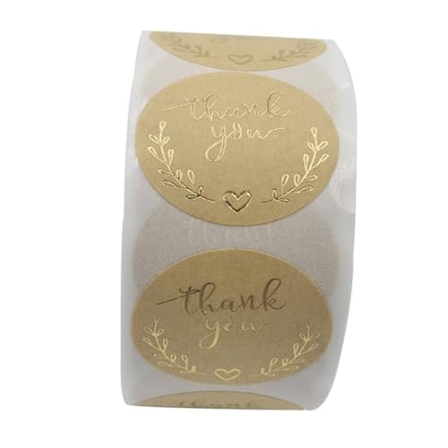 GARIOUANS Danke Aufkleber Rund Selbstklebende Versandetiketten Kraftpapier Kreative Geschenkverpackung für Weihnachten Thanksgiving Partys und Feiertage Vielseitig Verwendbar GARIOUANS Danke Aufkleber Rund Selbstklebende Versandetiketten Kraftpapier Kreative Geschenkverpackung für Weihnachten Thanksgiving Partys und Feiertage Vielseitig Verwendbar von GARIOUANS