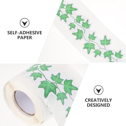 GARIOUANS Dekorative Bulletin Board Sticker mit Pflanzen Blättermotiv Selbstklebende Rahmenbordüre für Klassenzimmer Wände Party DIY dekoration GARIOUANS Dekorative Bulletin Board Sticker mit Pflanzen Blättermotiv Selbstklebende Rahmenbordüre für Klassenzimmer Wände Party DIY dekoration von GARIOUANS