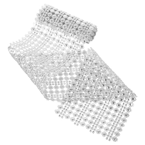 GARIOUANS Diamant Mesh Wrap Roll Bling Strassstoff Bastelbesatz für Kleidung Dekoration DIY Schmuckapplikation Multifunktional für Damenbekleidung und Kostümzubehör GARIOUANS Diamant Mesh Wrap Roll Bling Strassstoff Bastelbesatz für Kleidung Dekoration DIY Schmuckapplikation Multifunktional für Damenbekleidung und Kostümzubehör von GARIOUANS