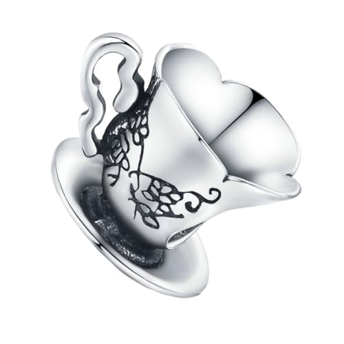 GARIOUANS Elegantes Sterling Silber Armband mit Charm Perlen und Teetassen Motiv Stilvolles Damen Schmuckstück für Alltag und Modische Handkette mit Feiner Verarbeitung GARIOUANS Elegantes Sterling Silber Armband mit Charm Perlen und Teetassen Motiv Stilvolles Damen Schmuckstück für Alltag und Modische Handkette mit Feiner Verarbeitung von GARIOUANS