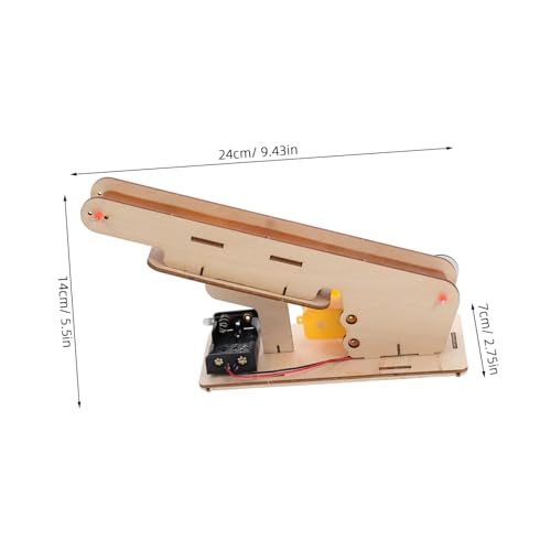 GARIOUANS Elektrischer Übertragungsriemen Bausatz für Stem Wissenschafts Experiment DIY Holzbausatz zur Räumlicher Vorstellungskraft und Logischem Denken Geeignet für Schule und Zuhause GARIOUANS Elektrischer Übertragungsriemen Bausatz für Stem Wissenschafts Experiment DIY Holzbausatz zur Räumlicher Vorstellungskraft und Logischem Denken Geeignet für Schule und Zuhause von GARIOUANS