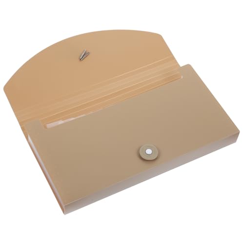 GARIOUANS Fächermappe Elastischem Band Erweiterbarer Kunststoff Organizer aus PP Material Wasserfest mit Farbigen Etiketten für Büro Schule und Zuhause Khaki GARIOUANS Fächermappe Elastischem Band Erweiterbarer Kunststoff Organizer aus PP Material Wasserfest mit Farbigen Etiketten für Büro Schule und Zuhause Khaki von GARIOUANS