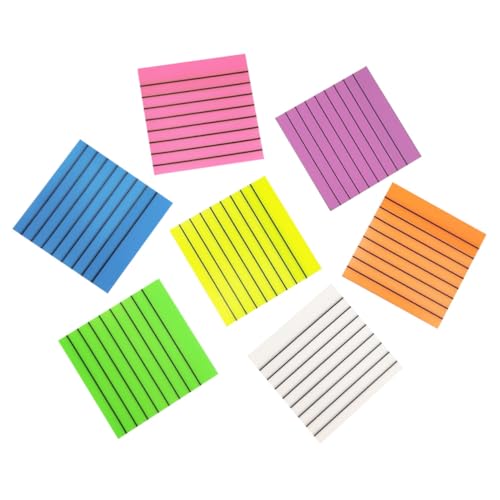 GARIOUANS Farbige Halbtransparente Notizaufkleber Wasserdichte Memo Pads für Büro und Schule Selbstklebend Markieren und Archivieren von Wichtigen Inhalten von GARIOUANS