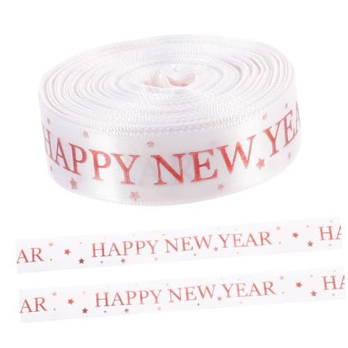 GARIOUANS Festliches Geschenkband Verschleißfestes Year Dekoband mit Genähten Kanten Leichtes Bastelband für Weihnachtsdeko Geschenkverpackung und Saisonale Bastelprojekte GARIOUANS Festliches Geschenkband Verschleißfestes Year Dekoband mit Genähten Kanten Leichtes Bastelband für Weihnachtsdeko Geschenkverpackung und Saisonale Bastelprojekte von GARIOUANS
