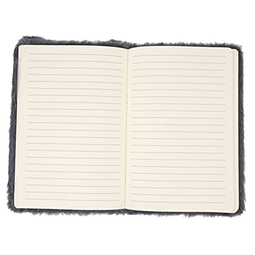 GARIOUANS Flauschiges Notizbuch für Tagebuch mit Cartoon Plüschbezug Mädchenjournal für Kreative Schreibideen und Persönliche Planung Leicht Tragbar von GARIOUANS