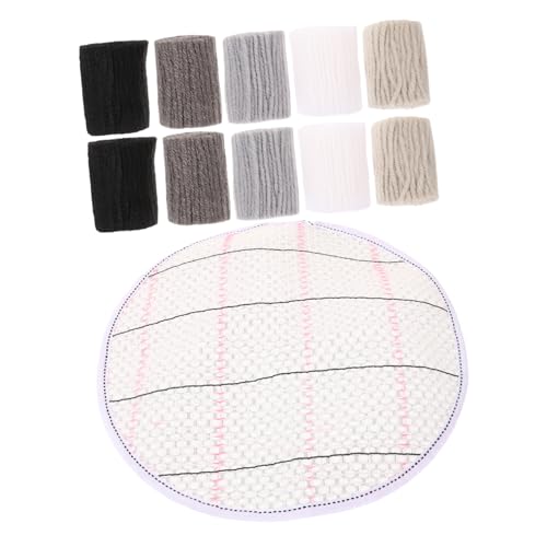 GARIOUANS Flauschiges Teppichgarn Langlebiges Garn für DIY Projekte Meliertes Strickgarn für Decken Kissen und Teppiche Leichtes Hautfreundliches Garn für Handarbeiten Erwachsene GARIOUANS Flauschiges Teppichgarn Langlebiges Garn für DIY Projekte Meliertes Strickgarn für Decken Kissen und Teppiche Leichtes Hautfreundliches Garn für Handarbeiten Erwachsene von GARIOUANS