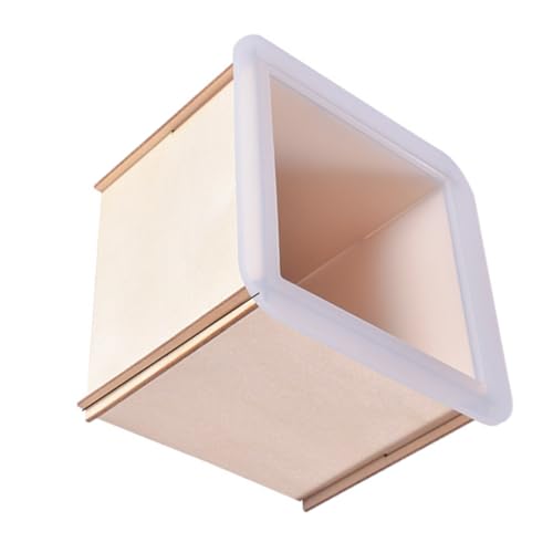 GARIOUANS Flexibles Set Epoxidharz Silikonform mit Stabilem Holzrahmen Quadratische Diy Form für Heimdekoration Blütenkonservierung und Insektenproben Widerstandsfähiges Silikonbasiertes GARIOUANS Flexibles Set Epoxidharz Silikonform mit Stabilem Holzrahmen Quadratische Diy Form für Heimdekoration Blütenkonservierung und Insektenproben Widerstandsfähiges Silikonbasiertes von GARIOUANS