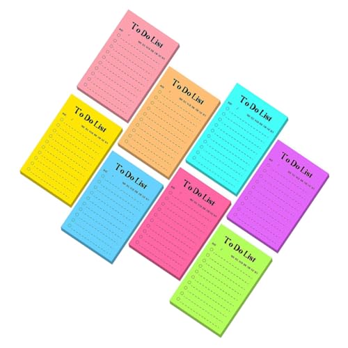 GARIOUANS Fluoreszierende Tragbare Memo Sticker mit Starker Haftung Kompakte Notizzettel für To Do Listen Planung und Studienzwecke Praktische Selbstklebende Notizblöcke für Büro und Schule GARIOUANS Fluoreszierende Tragbare Memo Sticker mit Starker Haftung Kompakte Notizzettel für To Do Listen Planung und Studienzwecke Praktische Selbstklebende Notizblöcke für Büro und Schule von GARIOUANS