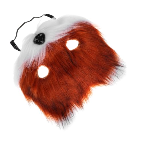 GARIOUANS Fuchs Halbmaske für Halloween Cosplay Maskerade Weiche Tiermaske für Erwachsene und Atmungsaktiv Mit Elastischem Band Vielseitige Tierdesigns für Verschiedene Anlässe GARIOUANS Fuchs Halbmaske für Halloween Cosplay Maskerade Weiche Tiermaske für Erwachsene und Atmungsaktiv Mit Elastischem Band Vielseitige Tierdesigns für Verschiedene Anlässe von GARIOUANS